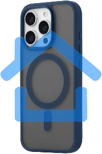 Чехол (клип-кейс) uBear для Apple iPhone 16 Pro Cloud with MagSafe синий (CS432DB63PMT-I24M)