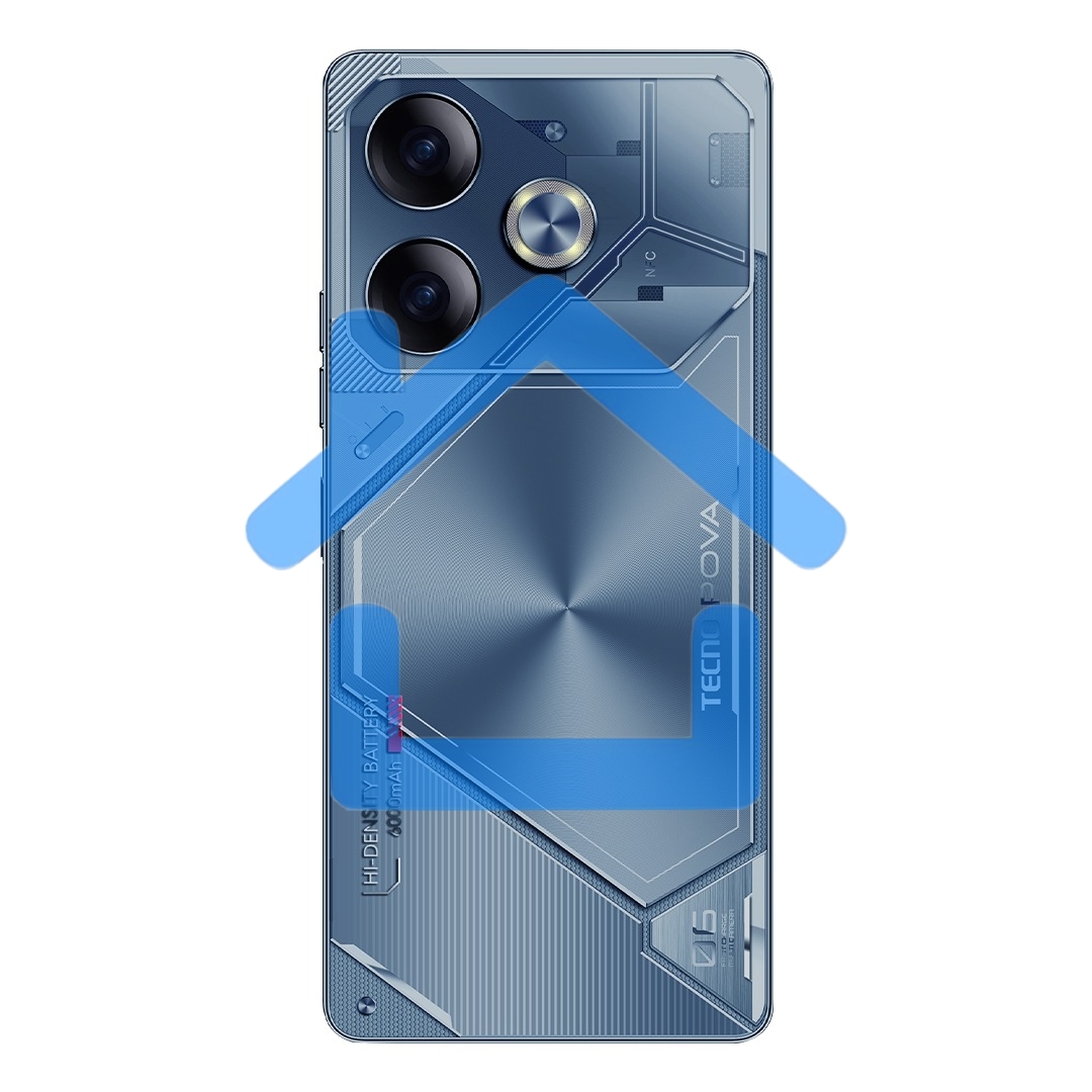 Смартфон Tecno POVA 6 LI7, 8/256Gb, синий