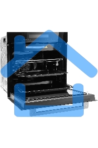 Духовой шкаф электрический Hyundai HMEO 6780 BG черное стекло/серебристый