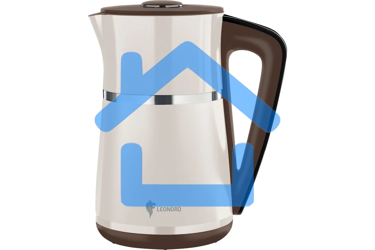 Чайник электрический LEONORD LE-1512 1,7 л, 2200 Вт, бежевый