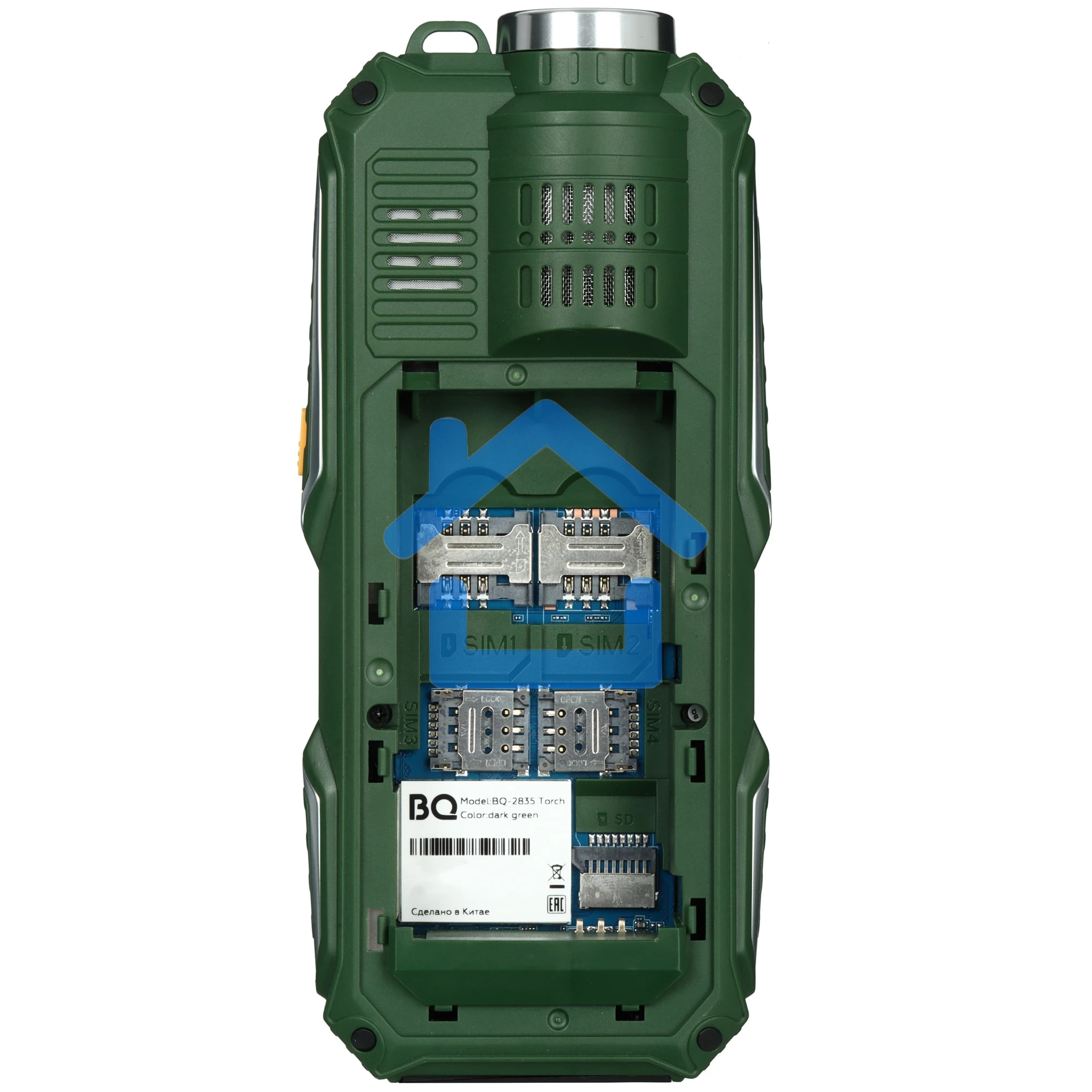 Мобильный телефон BQ 2835 Torch темно-зеленый