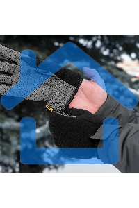 Перчатки универсальные Denzel 68097 двойные, ПВХ нанесение, размер 10