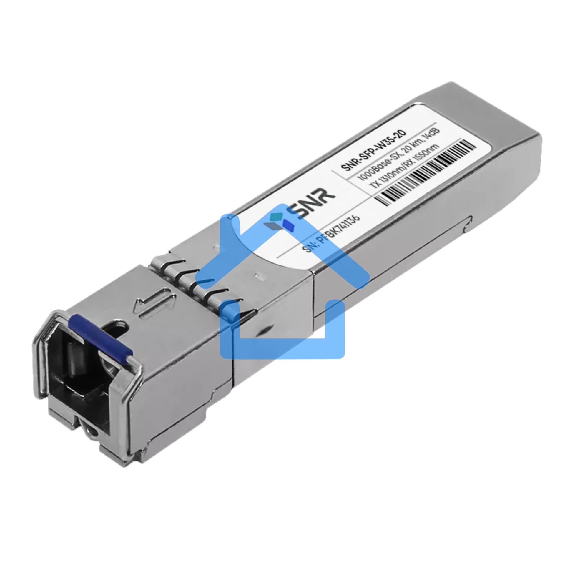 Модуль SNR SFP WDM, дальность до 20км (14dB), 1310нм LC