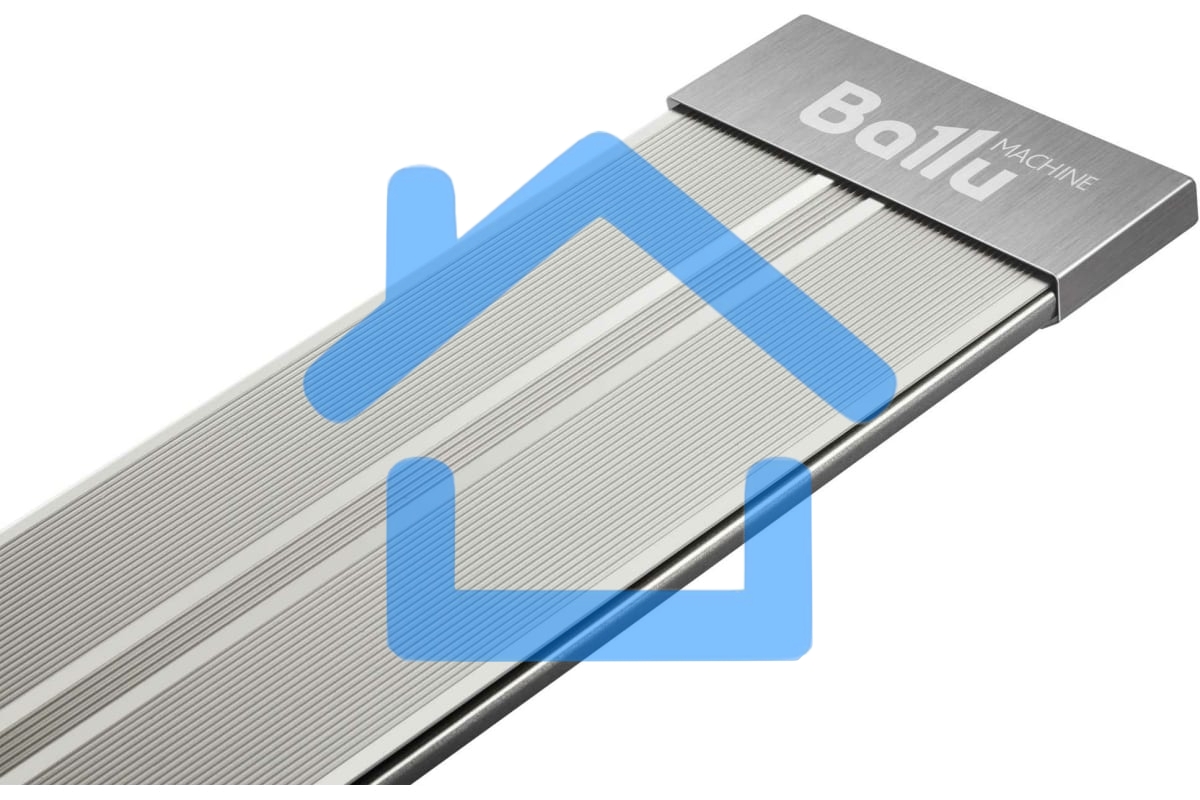 Обогреватель инфракрасный Ballu BIH-AP4-0.6-M серебристый, панельный, 600 Вт, 12 м2