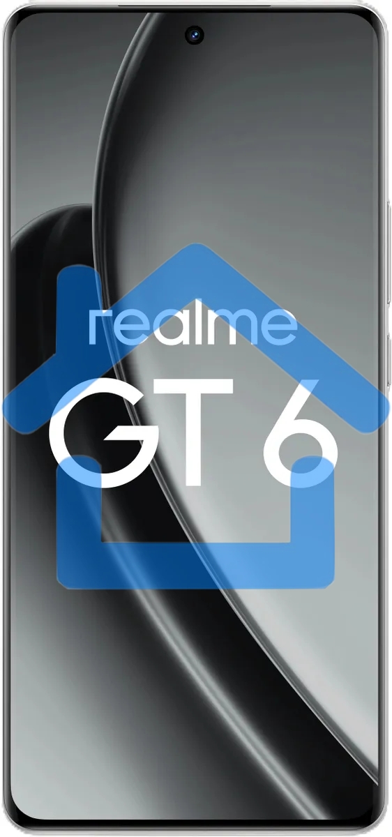 Смартфон Realme GT6 5G, 12/256Gb, серебристый