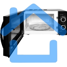 Микроволновая печь Galanz MOS-2001MB черный, 20 л, 700 Вт, переключатели - поворотный механизм