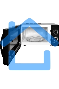 Микроволновая печь Galanz MOS-2001MB черный, 20 л, 700 Вт, переключатели - поворотный механизм