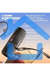 Умная колонка Yandex Стрит Алиса черный 30W 2.0 BT/Wi-Fi 10м 3300mAh (YNDX-00030BLK)