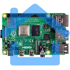 Платформа Raspberry Pi 4 Model B (RA544) Retail, 1GB RAM, Broadcom BCM2711 Quad core Cortex-A72 (ARM v8) 64-bit SoC @ 1.5GHz CPU, WiFi, Bluetooth, 40-pin GPIO, 2x USB 3.0, 2x USB 2.0, 2x micro-HDMI, CSI camera port, DSI display port, Micro SD port, USB-C 