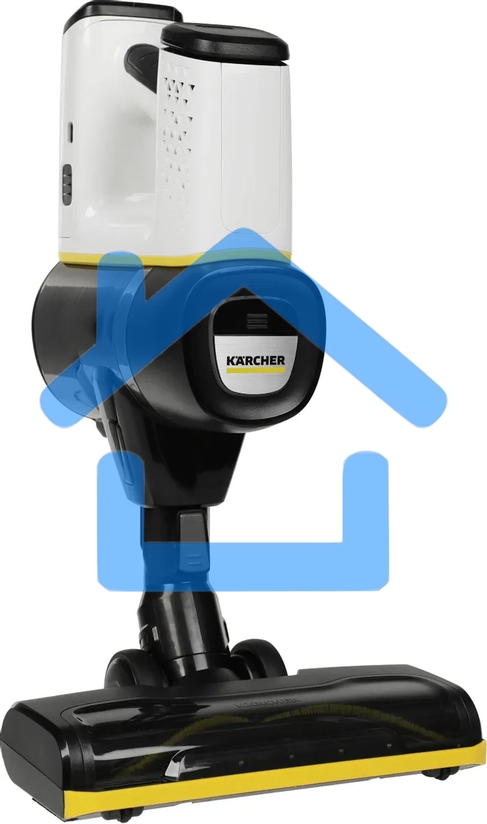 Пылесос вертикальный/ручной Karcher VC 6 Cordless ourFamily белый/черный, питание от аккумулятора, 250 Вт, уборка сухая, пылесборник 0.8 л, работа от АКБ max - 50 мин
