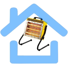 Обогреватель инфракрасный Ballu BIH-LM-1.5-S желтый, кварцевый, 1500 Вт, 25 м2