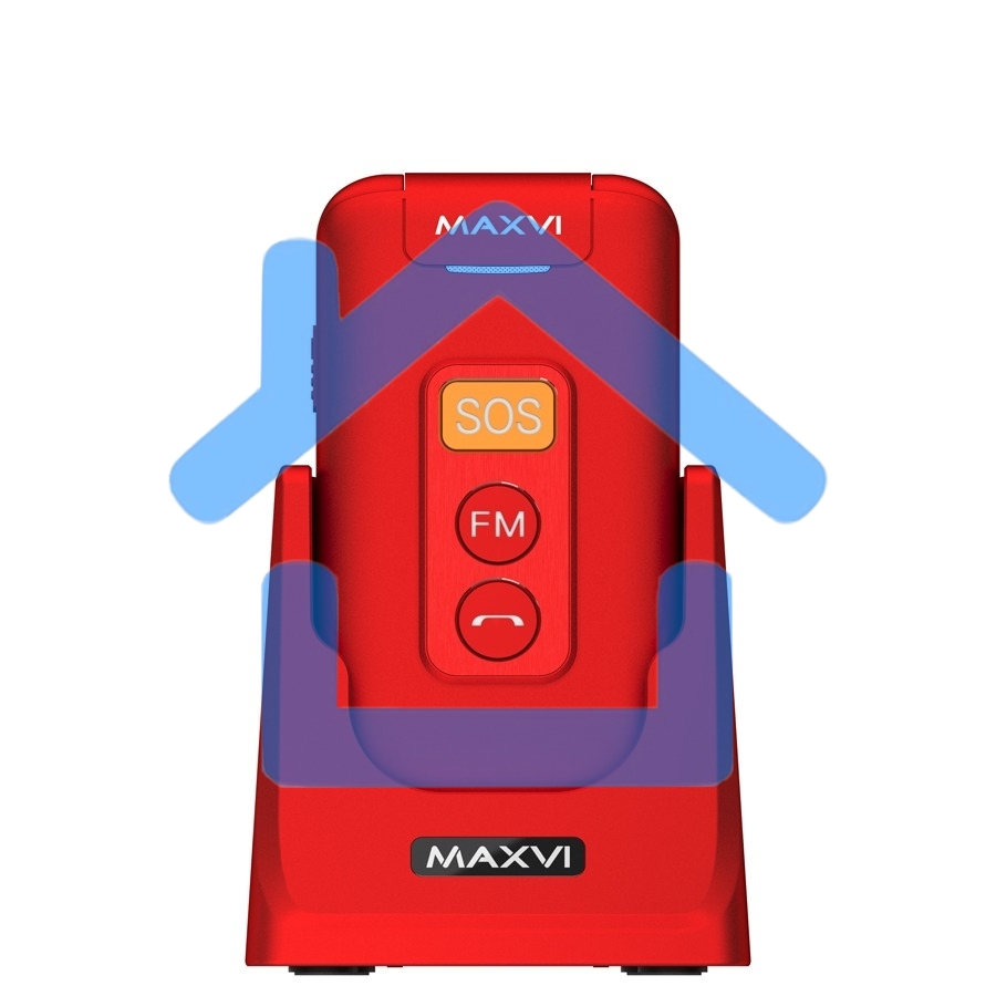Мобильный телефон Maxvi E5 up красный