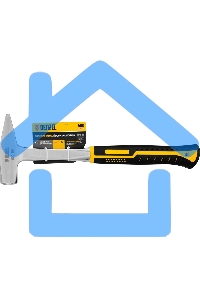 Молоток слесарный Denzel 600 г цельнометаллический, двухкомпонентная рукоятка