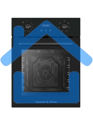 Духовой шкаф электрический встраиваемый Zigmund & Shtain E 145 B черный