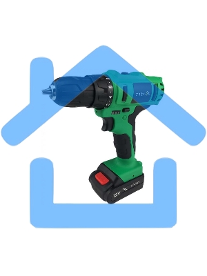 Дрель-шуруповерт Zitrek Greenpower 12-Li 063-4074, Аккумуляторная, 12В, 2 АКБ, Кейс