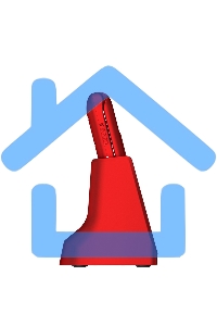 Мобильный телефон Maxvi E5 up красный