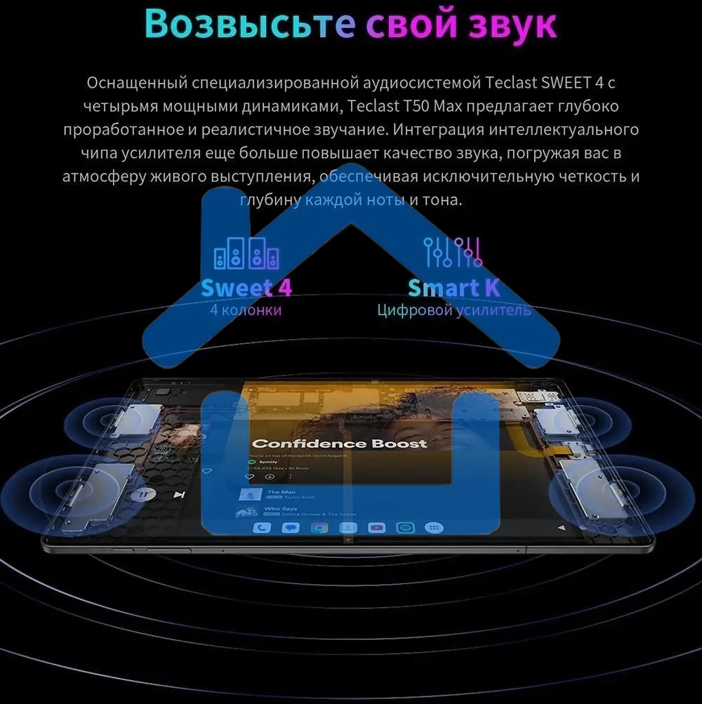 Планшет Teclast T50 Max G99 (2.2) 8C RAM8Gb ROM256Gb 11