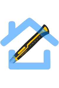 Молоток слесарный Denzel 600 г цельнометаллический, двухкомпонентная рукоятка