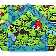 Коврик для мыши Cactus Frogs 300x250x3мм (CS-MPC-D09M)