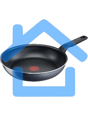 Сковорода Tefal Force 4218024 круглая 24см покрытие: антипригарное ручка несъемная (без крышки) черный (9100048315)