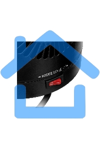 Тепловентилятор керамический Denzel DTFC-1200S, черный, 600/1200 Вт, 12 м2, 3 режима, термостат