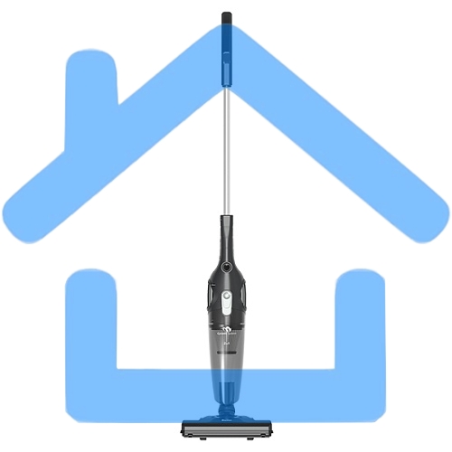 Пылесос вертикальный Blackton Bt VC1605B серый, 80/400 Вт, уборка сухая, пылесборник контейнер, 0.5 л