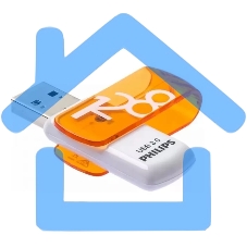 Флешка USB 128 Gb PHILIPS VIVID3.0 128 Gb, USB 3.0