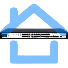 Коммутатор управляемый SNR уровня 2+, 24 порта 10/100/1000Base-T, 4 порта 1/10G SFP+