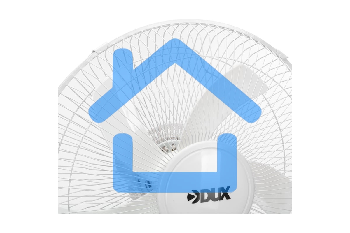 Вентилятор напольный DUX DX-40, 40Вт, 16дюйм, белый 60-0218