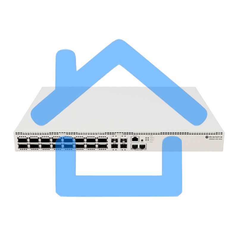 Коммутатор Mikrotik CRS520-4XS-16XQ-RM Cloud Router Switch with Quad-Core AL52400 2 GHz CPU, 4 Gb RAM, 98CX8410 switch chip, 2 x 10G Eth ports, 4 x 25G SFP28 ports, 16 x 100G QSFP28 ports, RouterOS L5, 1U rackmount enclosure, dual hot-swap PSU, 4 x hot-sw