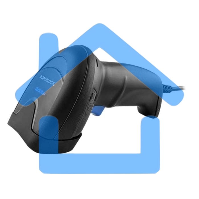 Сканер штрих-кода ручной Datalogic QuickScan QD2590, Kit, 2D Mpixel Imager, 30 скан/сек, USB, черный