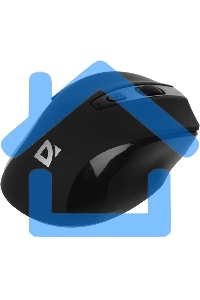 Мышь беспроводная Defender Prime MB-053 черный, 1600 dpi, радиоканал, USB, кнопки - 6