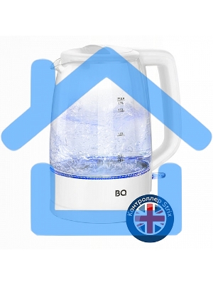 Чайник электрический BQ KT1839G белый. Мощность: 2200 Вт, объем: 1.7 л