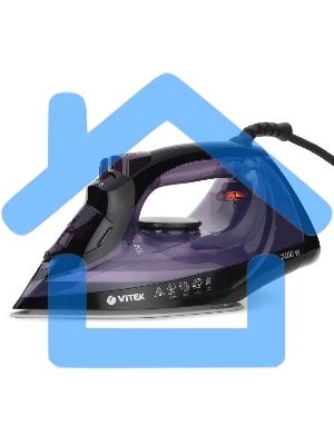 Утюг Vitek VT-8316 черный/фиолетовый