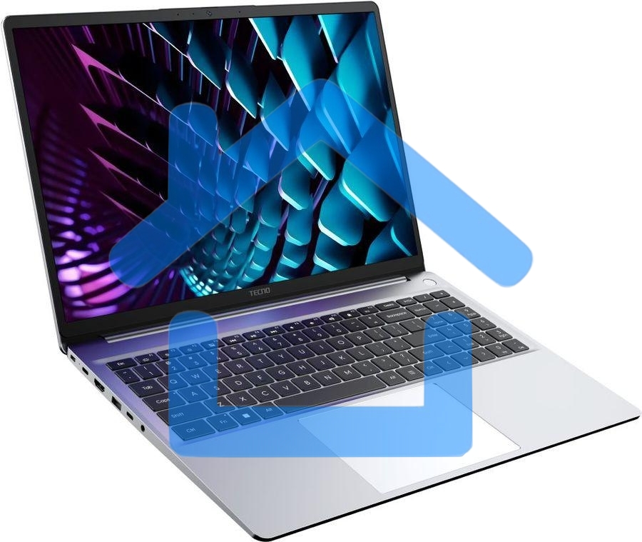 Ноутбук Tecno MegaBook K16SDA серебристый Ryzen 5 7430U 8Gb SSD256Gb AMD Radeon Graphics 16