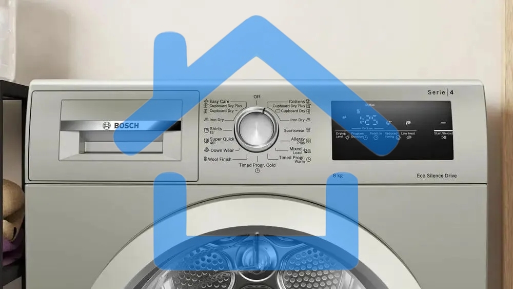 Сушильная машина Bosch WTN86202ME серый, 8 кг, сушка - конденсационная, программ - 13, 59.8 x 84.2 x 61.3 см