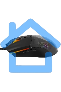 Мышь проводная Oklick 714GM черный, 3200 dpi, USB, кнопки - 7