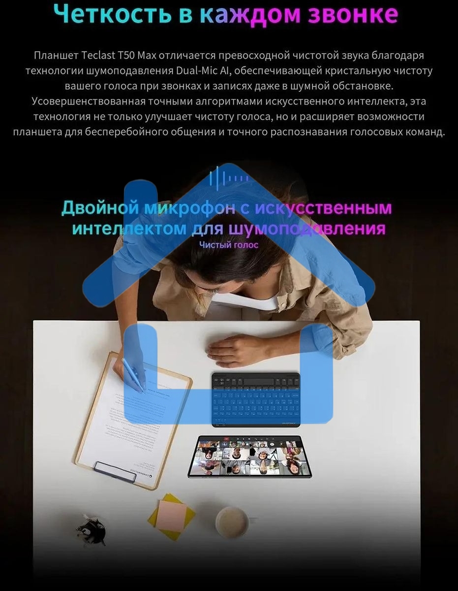 Планшет Teclast T50 Max G99 (2.2) 8C RAM8Gb ROM256Gb 11