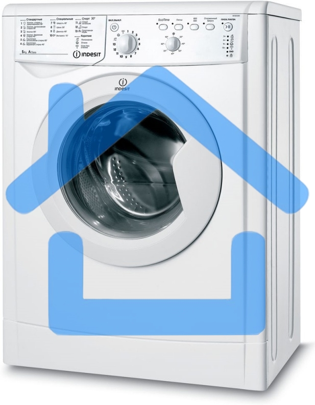 Стиральная машина Indesit IWSB 5085 CIS белый, загрузка фронтальная 5 кг, 800 об/мин., класс: А