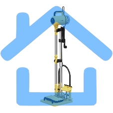 Пароочиститель Polaris PSC-1711С желтый/черный, 1700 Вт