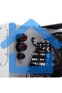 Тепловентилятор Ballu BHP-MW2-10, серый, 10 кВт, 100 м2, механический термостат, пульт д/у