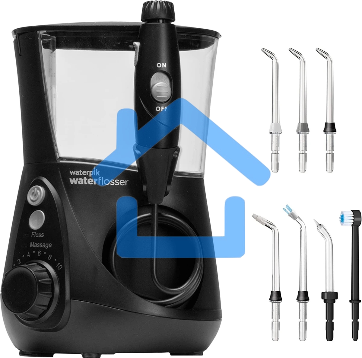 Ирригатор Waterpik WP-662 черный/серый