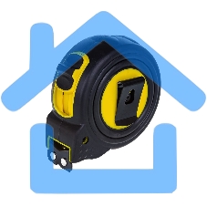 Рулетка STAYER BlackMax 10м / 25мм в ударостойком полностью обрезиненном корпусе и двумя фиксаторами