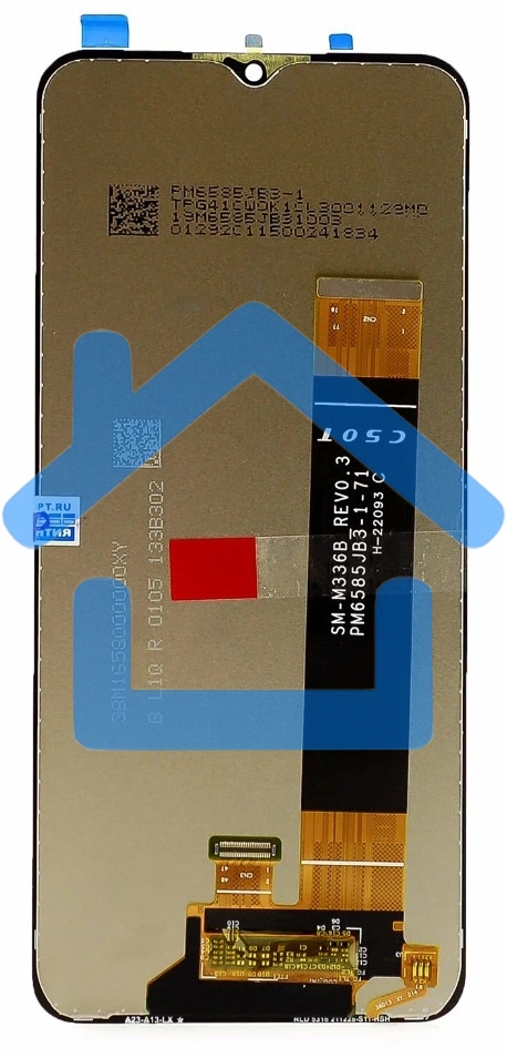 Дисплея для Samsung Galaxy S23 Ultra S918B без рамки ServicePack, черный GH82-31247A/GH82-33783A