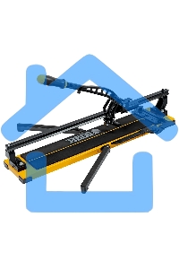 Плиткорез рельсовый 600х16мм, каретка на подш., стальная станина, усил. рукоятка-пенал Denzel