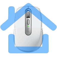 Мышь беспроводная/проводная Logitech MX Anywhere 3S серый, 8000 dpi, радиоканал, Bluetooth, USB, кнопки - 6