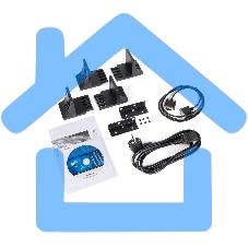 Источник бесперебойного питания ИБП Бастион RAPAN-UPS 3000 RACK+4x9Ah (2100 Вт, Line-interactive, встроенные АКБ 6 шт.x 9Ah) 8960