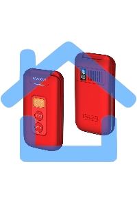 Мобильный телефон Maxvi E5 up красный