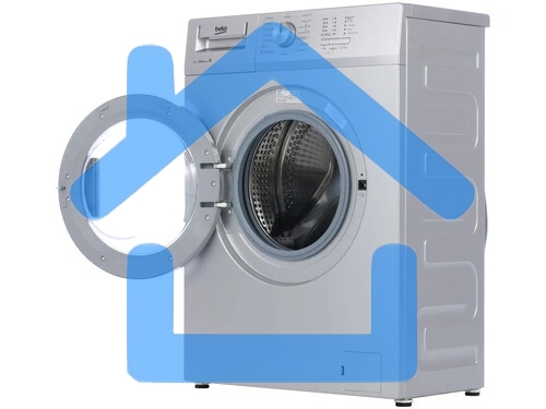 Стиральная машина Beko WRS 55P1 BSS 7320510018 серебристый, загрузка фронтальная 5 кг, 1000 об/мин., класс: А