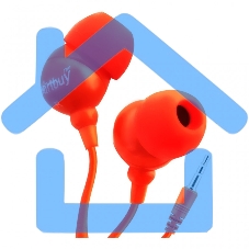 Внутриканальные наушники Smartbuy® COLOR TREND, красные (арт. SBE-3300)/320